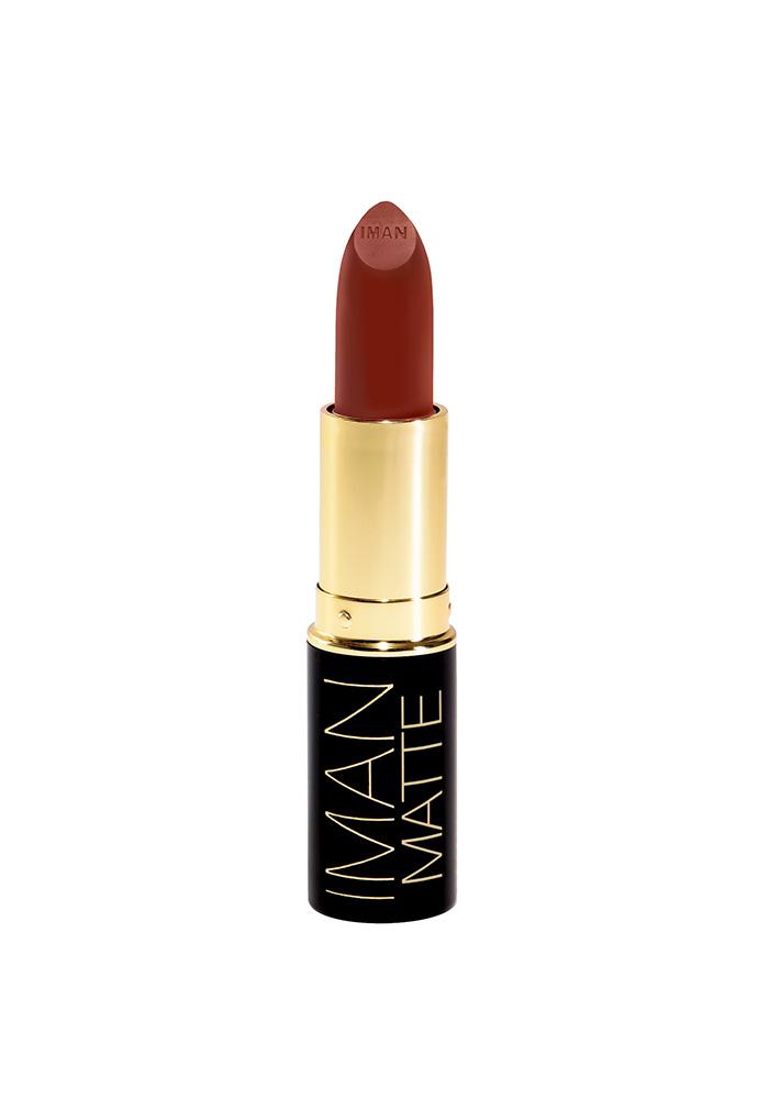 IMAN COSMETICS Luxury Matte Lipstick, Outlaw - ADDROS.COM
